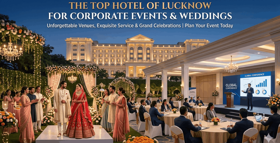 top hotel of lucknow for corporate event and weddings